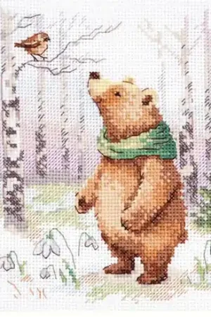 Nuova Collezione kit ricamo a punto croce - Storie dal bosco - La primavera sta arrivando - Alisa