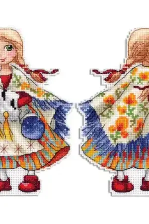 Affare Kit di ornamenti da ricamare - vestito tradizionale - MP Studia