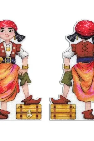 Kit di ornamenti da ricamare - Pirata - MP Studia Promozione Esclusiva