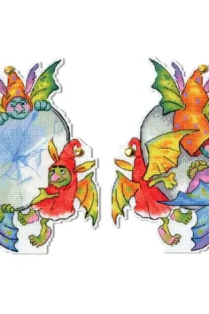 Kit di ornamenti da ricamare - troll - MP Studia Saldi