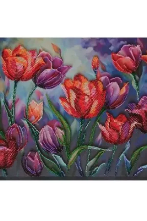 Kit di ricamo con perline - Tavolozza dei colori - Abris Art Occasione