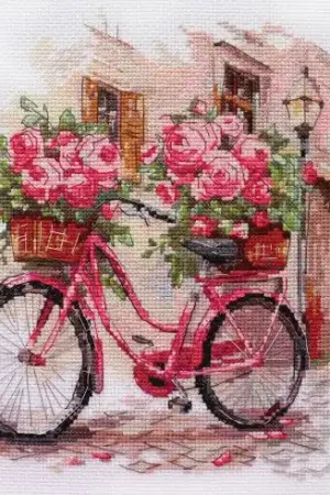 kit ricamo a punto croce - L'appuntamento tanto atteso - Abris Art Spedizione Espresso