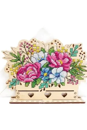 Kit supporto per ricamare - Portasciugamani - I fiori - MP Studia Occasione