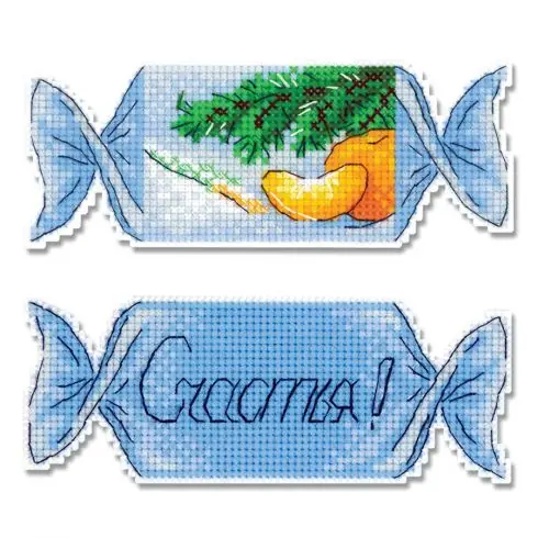 Promozione Kit di ornamenti da ricamare - Caramelle all'arancia - MP Studia