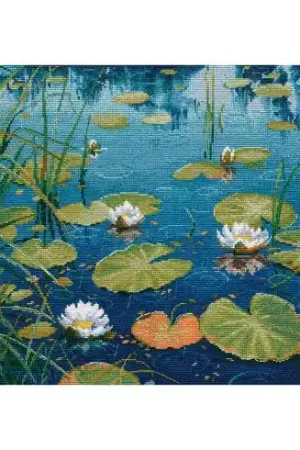 kit ricamo a punto croce - Nenufari - Oven Quantità Limitata