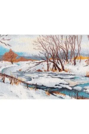 Saldi kit ricamo a punto croce - Riverside - Oven