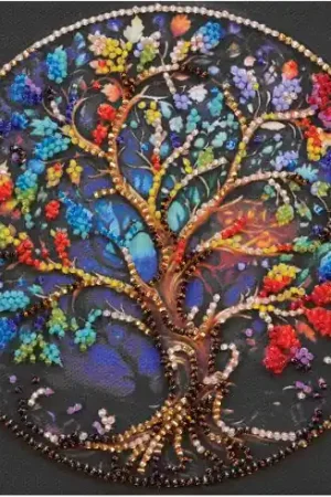 Kit di ricamo con perline - I colori della vita - Abris Art Offerta Lampo