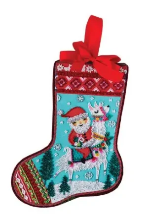 Kit di calze natalizie con perline - Credo nelle favole - Abris Art Economico