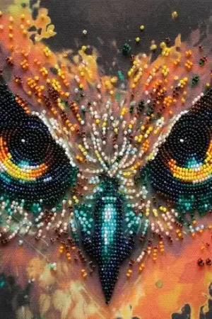 Spedizione Espresso Kit di ricamo con perline - Senza paura - Abris Art