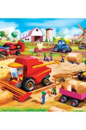 puzzle per bambini - Lavorare in fattoria - 60 pezzi - Castorland Esclusivo