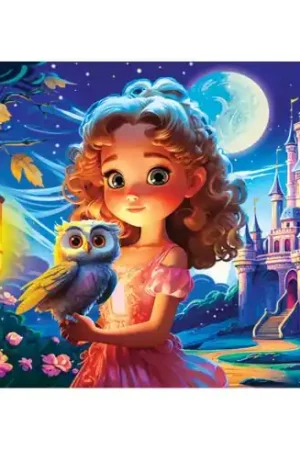 puzzle per bambini - Principessa e gufo - 70 pezzi - Castorland Soddisfatti O Rimborsati