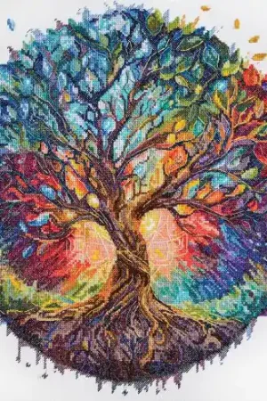 Ultima Occasione kit ricamo a punto croce - Il centro dell'universo - Abris Art