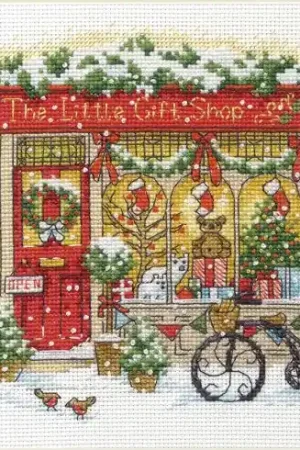 Offerta kit ricamo a punto croce - Il piccolo negozio di souvenir - Dimensions