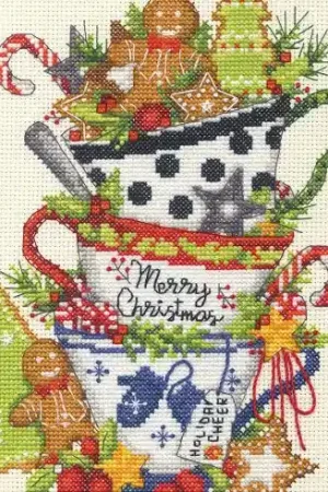 Offerta Del Giorno kit ricamo a punto croce - Tè di Natale - Dimensions