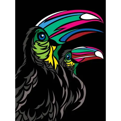 Non Perdere Canovaccio antico - Tucano multicolore - Margot de Paris