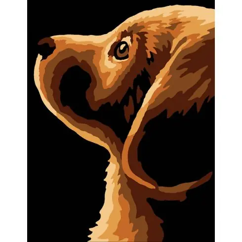 Promo Stagionale Kit di tela per bambini - cane clair obscur - Margot de Paris