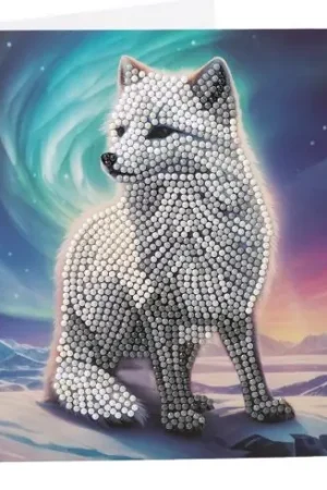 Carta con ricamo a diamante - Aurora la volpe - Crystal Art D.I.Y Direttamente Dal Produttore