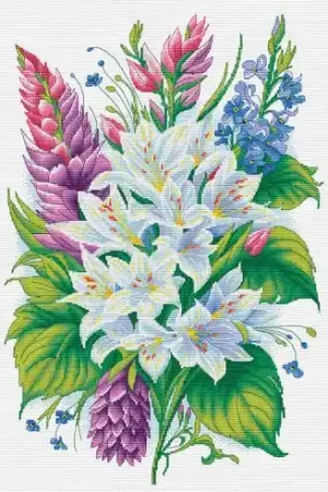 kit ricamo a punto croce - Parole di tenerezza - Nova Sloboda Promozione Esclusiva