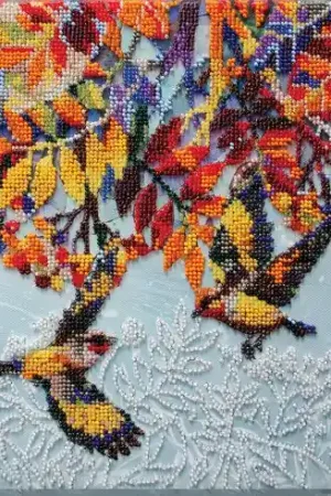 Promozione Kit di ricamo con perline - Gli uccelli prendono il volo - Abris Art