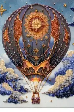 Kit di ricamo con perline - Avventura - Abris Art Super Prezzo