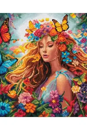 Economico kit ricamo a punto croce - Stato - Letistitch