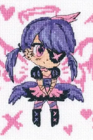 kit ricamo a punto croce - Mi mi mi - RTO Prezzo Ridotto