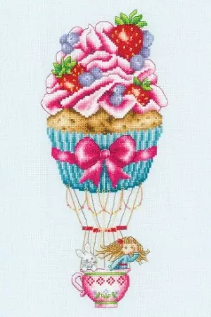 kit ricamo a punto croce - Palloncino Cupcake - Vervaco Acquista Ora