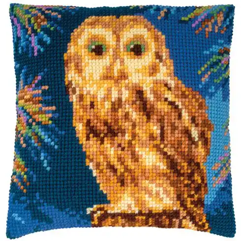 Soddisfatti O Rimborsati Kit cuscino fori grossi - Gufo - Vervaco