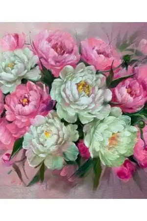 Kit ricamo diamante su telaio - Peonie - Art City Scelto Dai Clienti