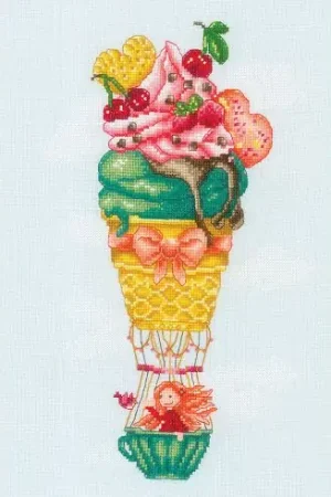 kit ricamo a punto croce - Palla di ghiaccio - Vervaco Occasione