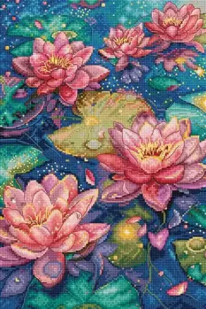 Ultima Occasione kit ricamo a punto croce - Nenufari - Letistitch