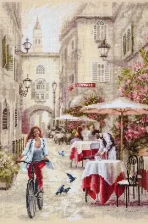 Novità kit ricamo a punto croce - Vibrazioni mattutine - Magic Needle