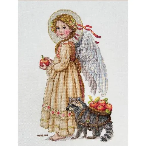 Offerta kit ricamo a punto croce - Raccolta delle mele - Merejka