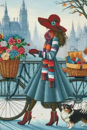 kit ricamo a punto croce - Vacanze a Londra - Nova Sloboda Più Venduto