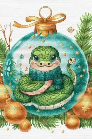 Promozione kit ricamo a punto croce - grande anno - Nova Sloboda