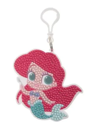 Portachiavi ricamo diamante - la sirenetta - Crystal Art D.I.Y Direttamente Dal Produttore