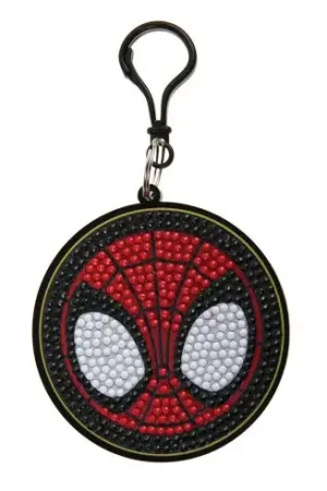 Portachiavi ricamo diamante - Spider-Man - Crystal Art D.I.Y Promozione