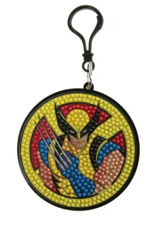 Direttamente Dal Produttore Portachiavi ricamo diamante - Wolverine - Crystal Art D.I.Y