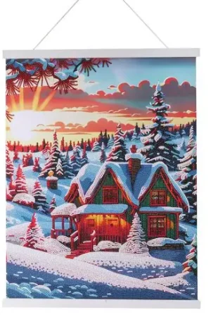 Prezzo Scontato Banner a diamante - Sole d'inverno - Crystal Art D.I.Y