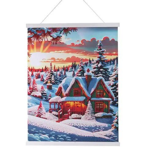 Prezzo Scontato Banner a diamante - Sole d'inverno - Crystal Art D.I.Y