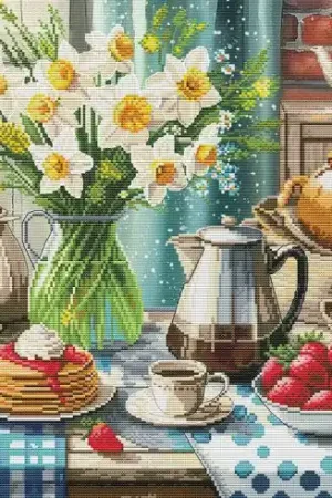 Prezzo Conveniente kit ricamo a punto croce - Colazione - Nova Sloboda