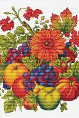 Popolare kit ricamo a punto croce - Pittura autunnale - Nova Sloboda