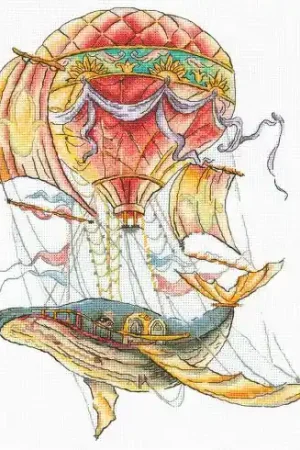 kit ricamo a punto croce - Volo di balena - Andriana A Buon Prezzo