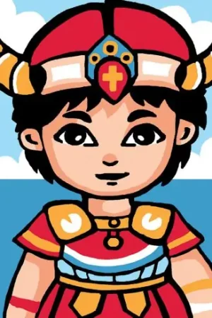 Solo Oggi Kit di tela per bambini - Viking - Luc Créations