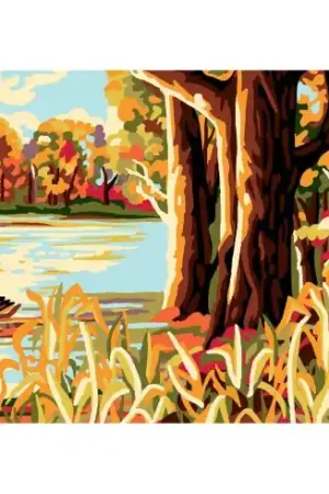 Spedizione Gratuita Canovaccio antico - Temps d'automne - Luc Créations