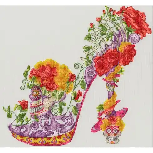 Professionale kit ricamo a punto croce - La Catrina - Bothy Threads