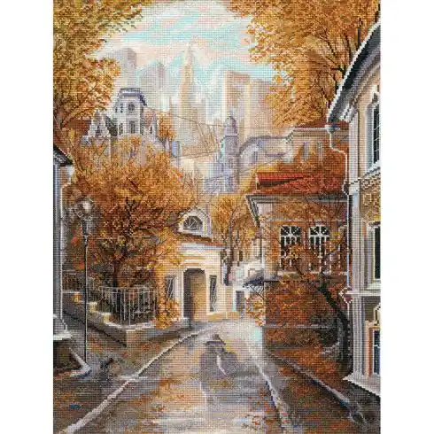 kit ricamo a punto croce - Il padrone e il suo gatto - Toison d'or Novità