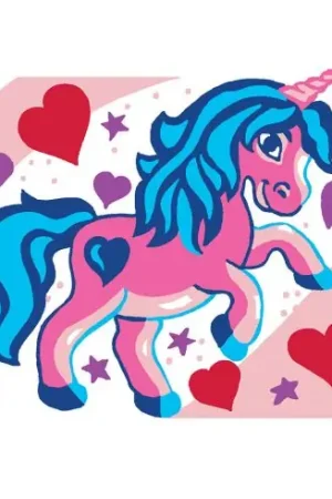 Kit di tela per bambini - Liocorno - Luc Créations Miglior Prezzo