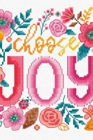 Offerta kit ricamo a punto croce - Scegliere la gioia - Letistitch