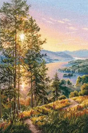 Must-Have kit ricamo a punto croce - L'alba soffice del mattino - Oven